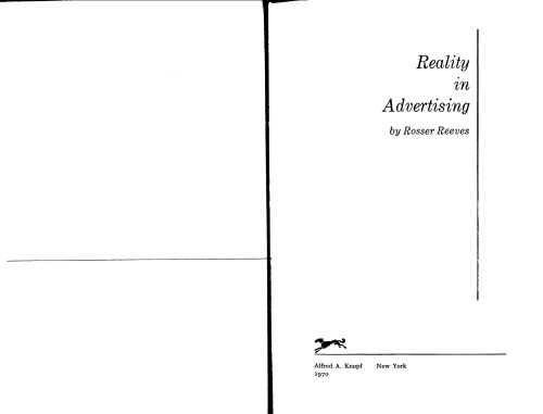 Reality in Advertising