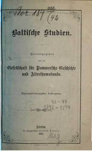 Baltische Studien