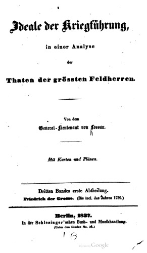 Friedrich der Große (Bis zum Jahre 1759)