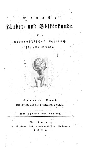 Neueste Länder- und Völkerkunde; ein geographisches Lesebuch für alle Stände