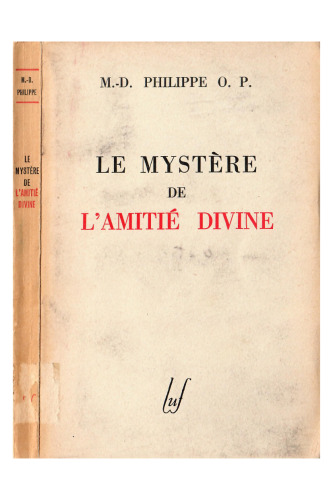 Le mystère de l'amitié divine