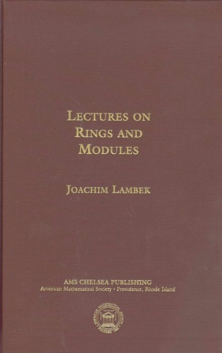 Lectures on Rings and Modules