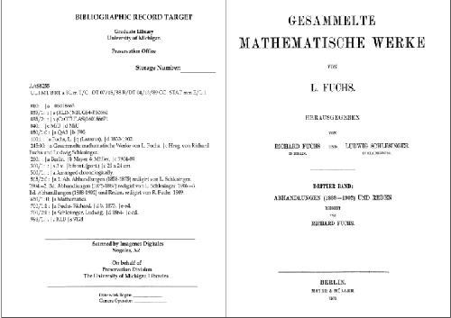 Gesammelte mathematische Werke