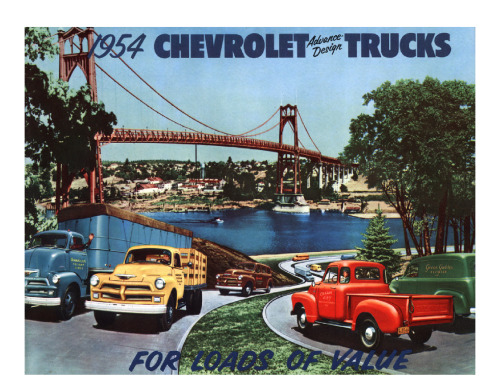 1954 Chevrolet Advance-Design Trucks. For Loads of Value