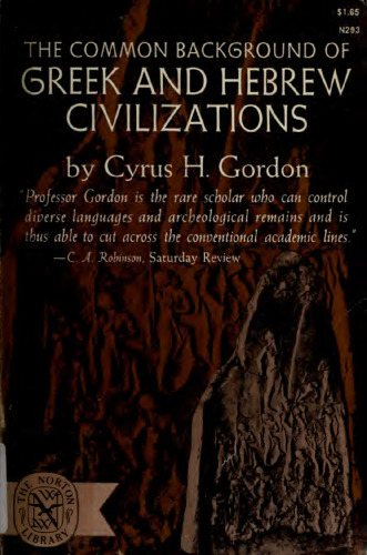 The Common Background of Greek and Hebrew Civilizations