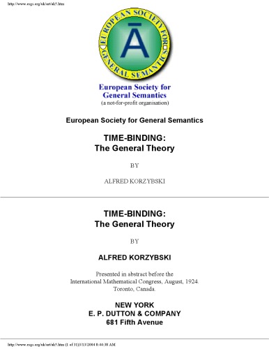 Time Binding