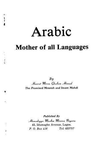 Arabic: Mother of All Languages