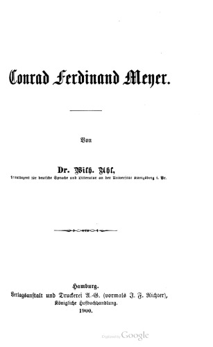 Conrad Ferdinand Meyer