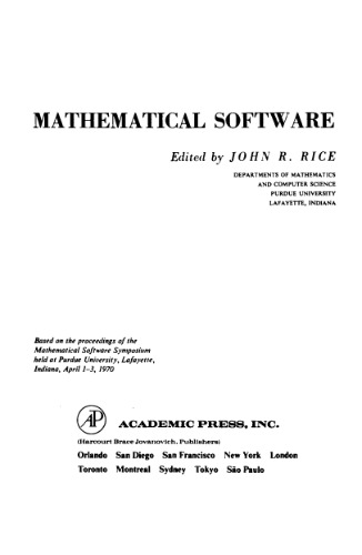 Mathematical software