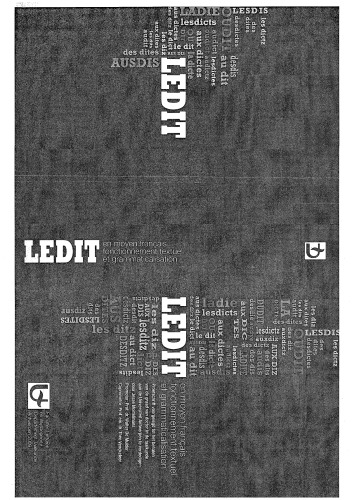 Ledit in Middle French: Textual function and grammaticalization