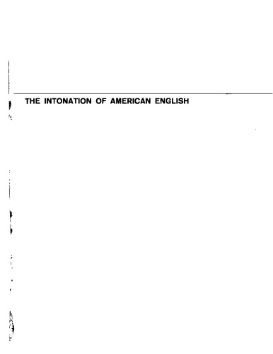 The Intonation of American English