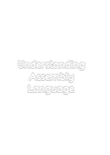 Понимание языка ассемблера (Reverse Engineering для начинающих)