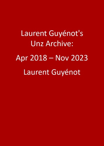 Laurent Guyénot's Unz Archive: Apr 2018 – Nov 2023