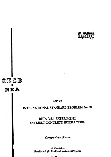 Experiment on Melt-Concrete Interaction csni-r1992-9)
