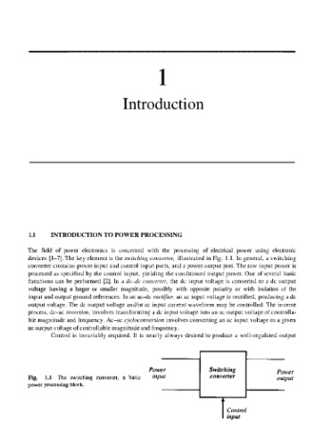 Fundamentals of power electronics