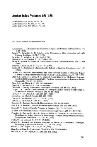 Photoinduced Electron Transfer II