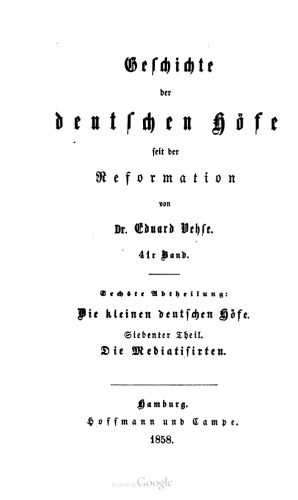 Die kleinen deutschen Höfe