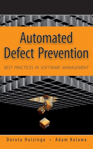 Automated Defect Prev'n - Best Practs in Software Mgmt