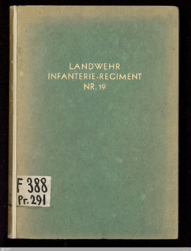 Landwehr-Infanterie-Regiment Nr. 19