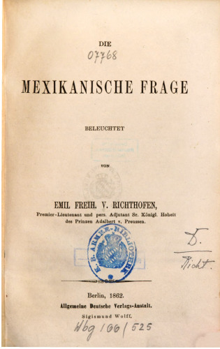 Die mexikanische Frage