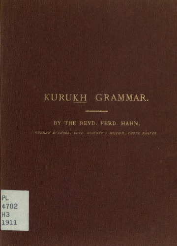 Kuruḵẖ grammar