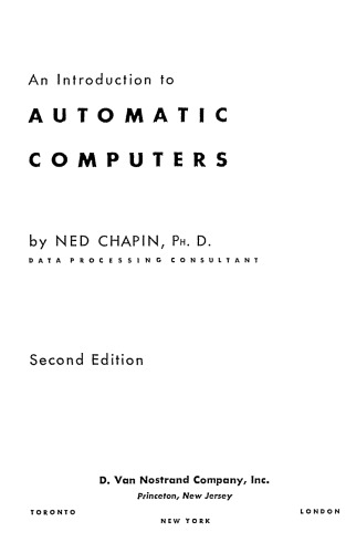 An introduction to automatic computers