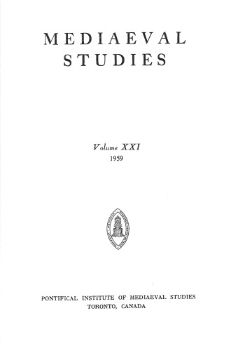 Mediaeval Studies