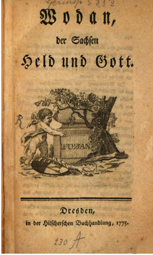 Behrisch, Heinrich Wolfgang - Wodan, der Sachsen Held und Gott