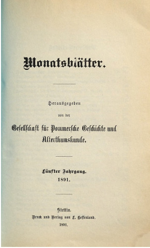 Monatshefte