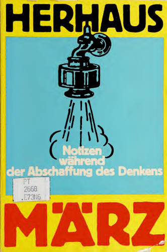 Notizen während der Abschaffung des Denkens