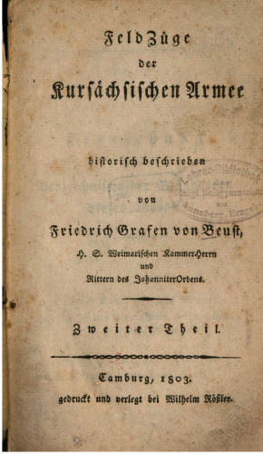 Feldzüge der Kursächsischen Armee