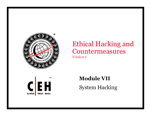 Ethical Hacking and Countermeasures
