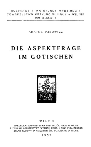 Die Aspektfrage im Gotischen