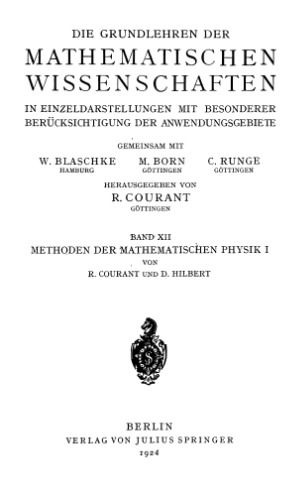 Methoden der mathematischen Physik 1