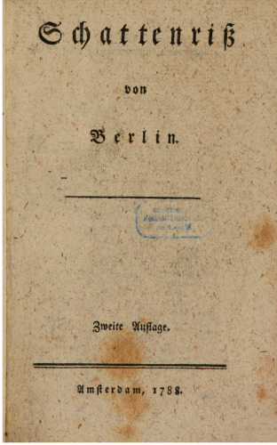 Schattenriß von Berlin
