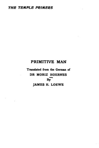 Primitive Man