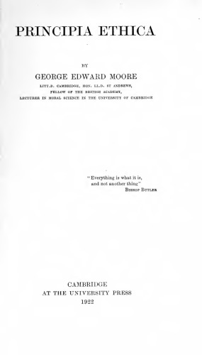 Principia ethica
