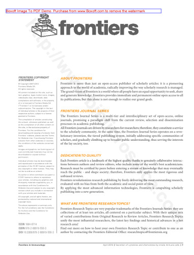 Secretion of Cytokines and Chemokines by Innate Immune Cells