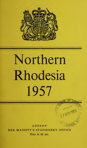 Northern Rhodesia 1957.