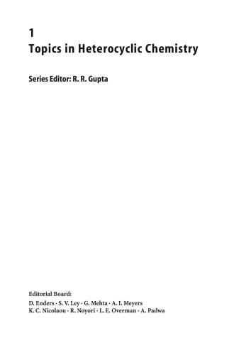 Topics in Heterocyclic Chemistry: Microwave-Assisted Synthesis of Heterocycles