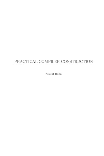 Practical Compiler Construction