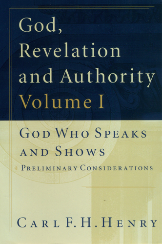 God, Revelation and Authority