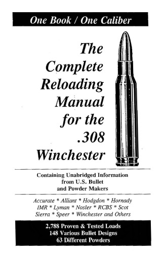 Loadbooks - 308 Winchester