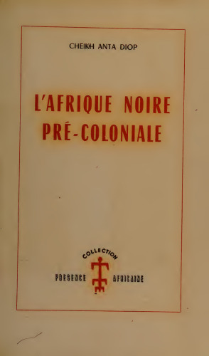 L'Afrique noire pré-coloniale