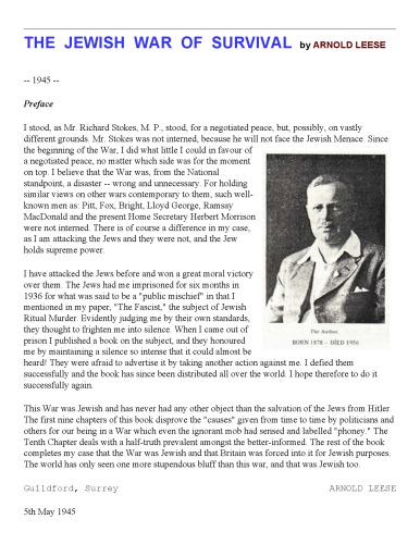 The Jewish War Of Survival (1945) [ocr-only]