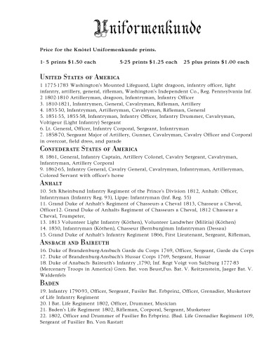 First 100 Knotel Uniformkunde vol.I (Uniformology CD-2004-22)