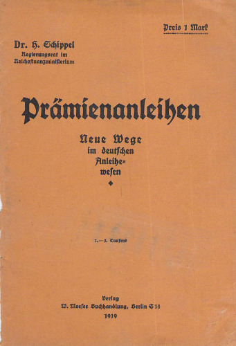 Prämienanleihen: Neue Wege im deutsche Anleihewesen