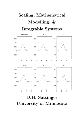 Scaling, Mathematical Modeling, & Integrable Systems