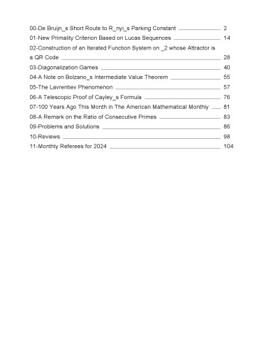 [Vol. 131 Issue 10] The American Mathematical Monthly