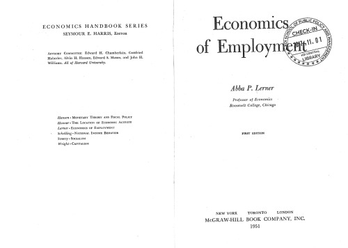 Economics of Employment